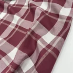 Viscose Check – Bordeaux - imagem 3