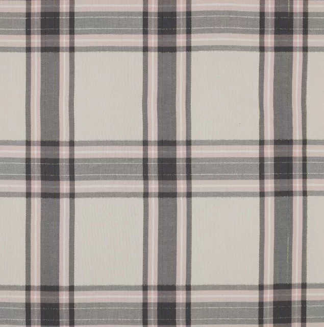 Viscose Check Lurex – Bege