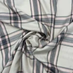Viscose Check Lurex – Bege - imagem 2
