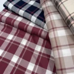 Viscose Check – Bordeaux - imagem 4