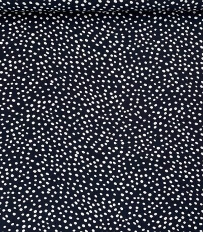 Viscose Estampada Pintas – Azul