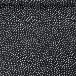 Viscose Estampada Pintas – Preto