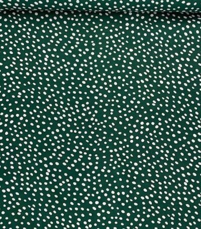 Viscose Estampada Pintas – Verde