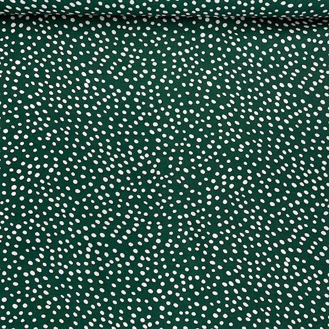 Viscose Estampada Pintas – Verde