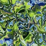 Viscose Paisley – Verde - imagem 2