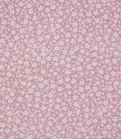 Viscose Small Flower c/ Elastano – Rosa