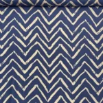 Viscose Zig Zag – Azul