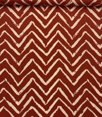 Viscose Zig Zag – Brique