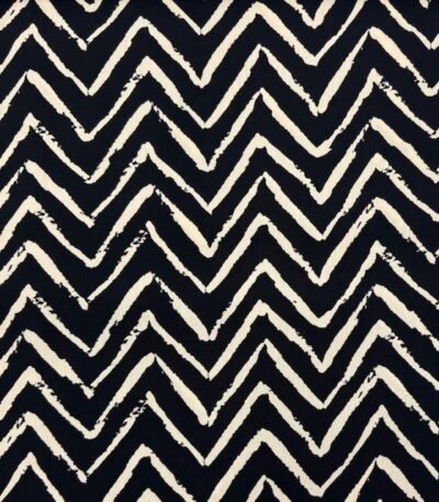 Viscose Zig Zag – Preto