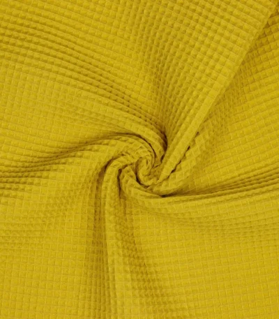 Tecido Waffle – Amarelo