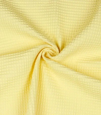 Tecido Waffle – Amarelo Claro