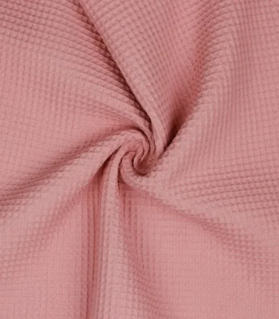 Tecido Waffle – Rosa