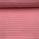 Tecido Big Waffle – Rosa Claro