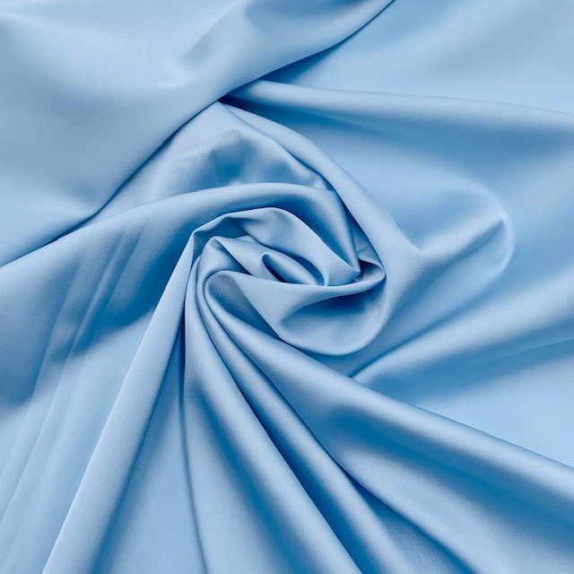 Seda com Lycra – Azul