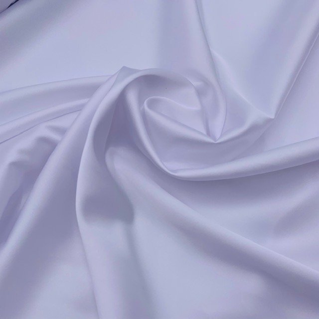Seda com Lycra – Branco