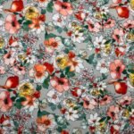 Seda Estampada – Cinzento
