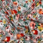 Seda Estampada – Cinzento - imagem 2