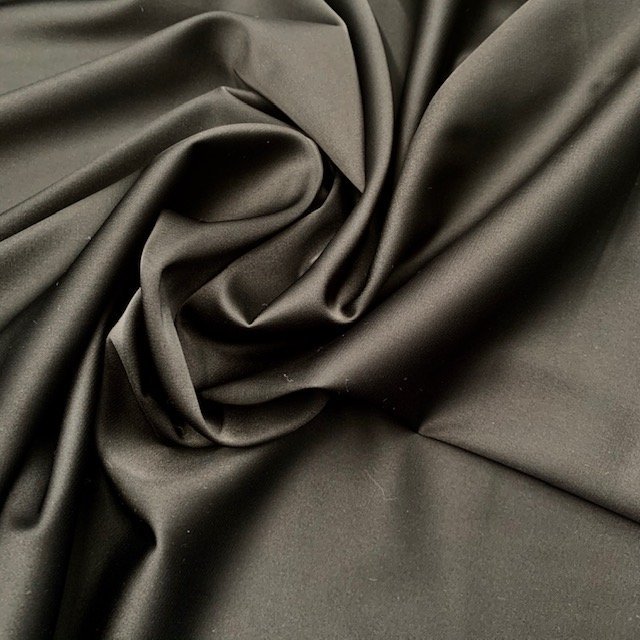 Seda com Lycra – Preto