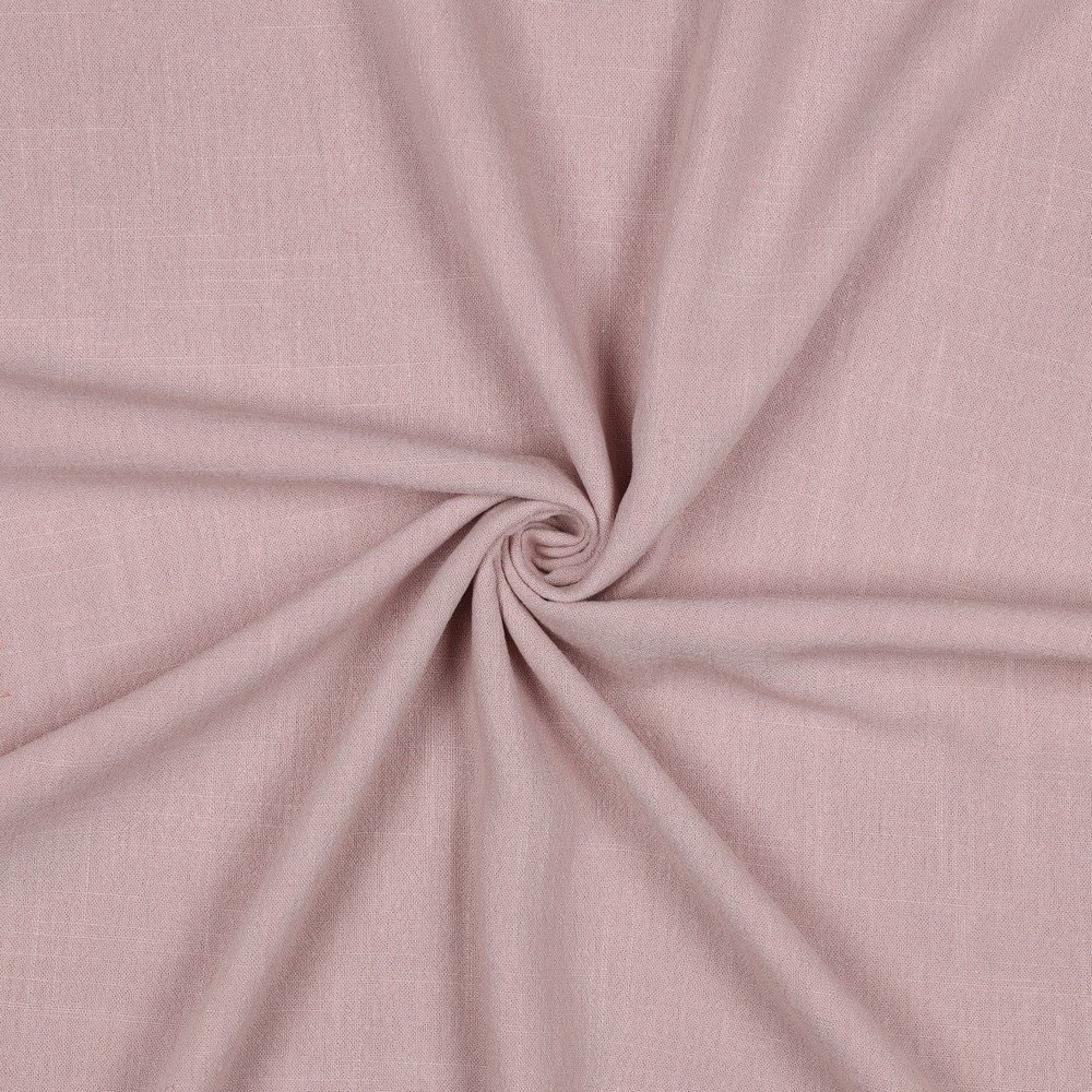 Tecido Linho Viscose Rosa Velho v Violet Fabrics