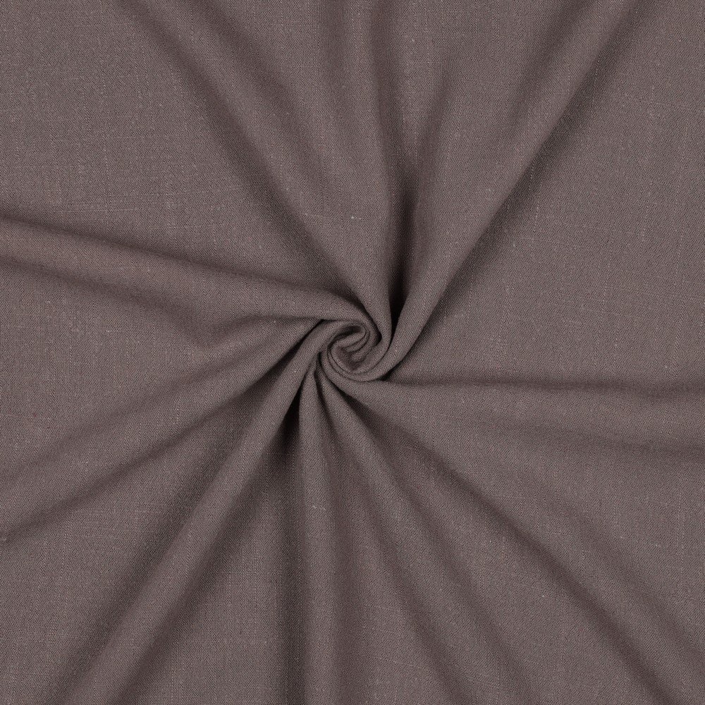 Tecido Linho Viscose Taupe v Violet Fabrics