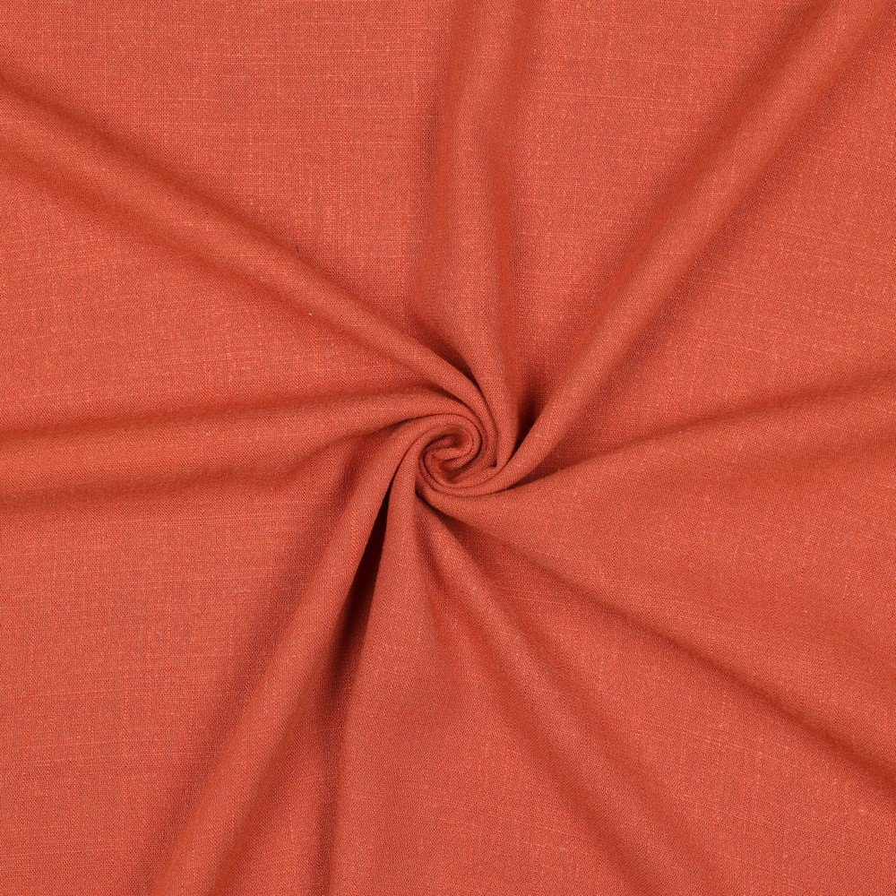 Tecido Linho Viscose Terra Cotta v Violet Fabrics