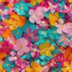 Lycra Reciclada Estampada Flores 3d