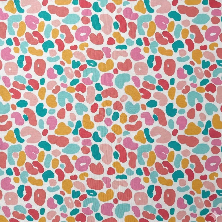 Tecido Lycra Estampada Leopardo a Violet Fabrics