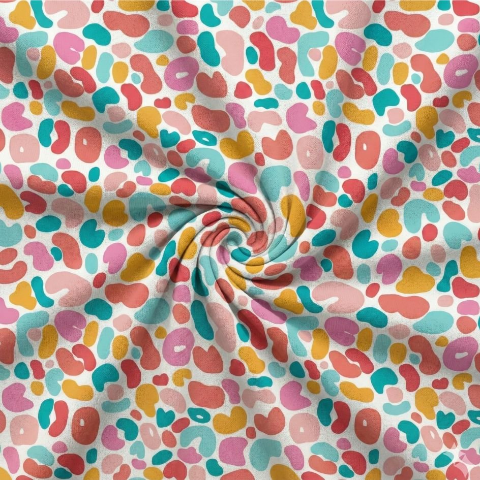 Tecido Lycra Estampada Leopardo as Violet Fabrics