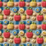 Lycra Reciclada Estampada Maças