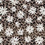 Lycra Estampada Malmequeres Leopardo