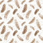 Lycra Reciclada Estampada Penas