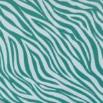 Lycra Estampada Zebra Animals Verde