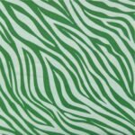 Lycra Estampada Zebra Animals Verde Bandeira