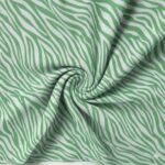 Lycra Estampada Zebra Animals Verde Menta - Image 2