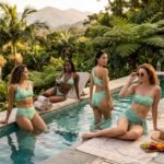 Lycra Estampada Zebra Animals Verde Menta - Image 3