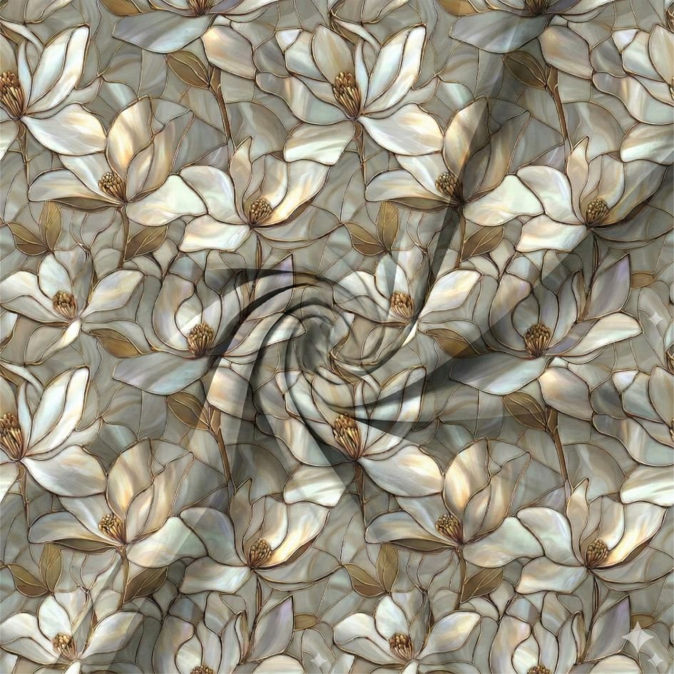 Tecido Lycra Reciclada Estampada Madreperola a Violet Fabrics