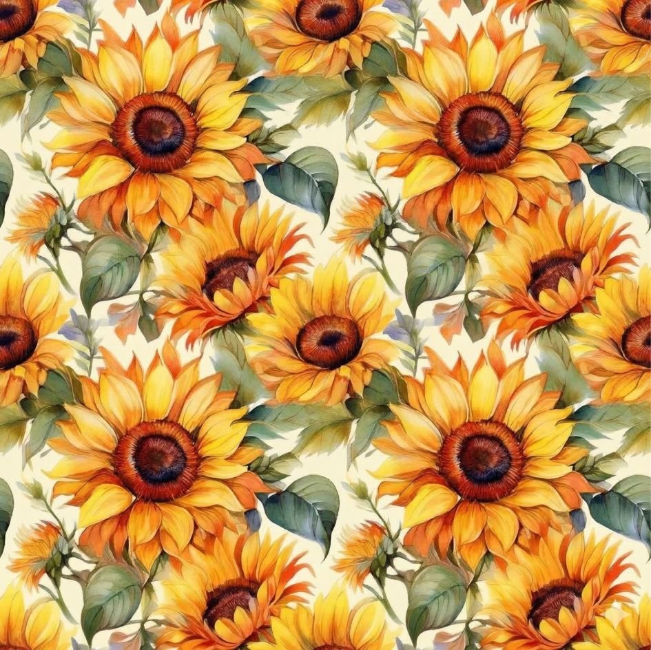 Tecido Policanvas Girassois a Violet Fabrics