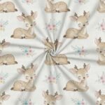 Popeline Bamby e Flores- Branco - Image 2