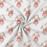 Popeline Coelhinho e Ursinho - Branco - Image 2