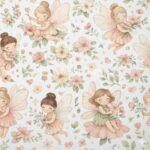 Popeline Fadas - Branco