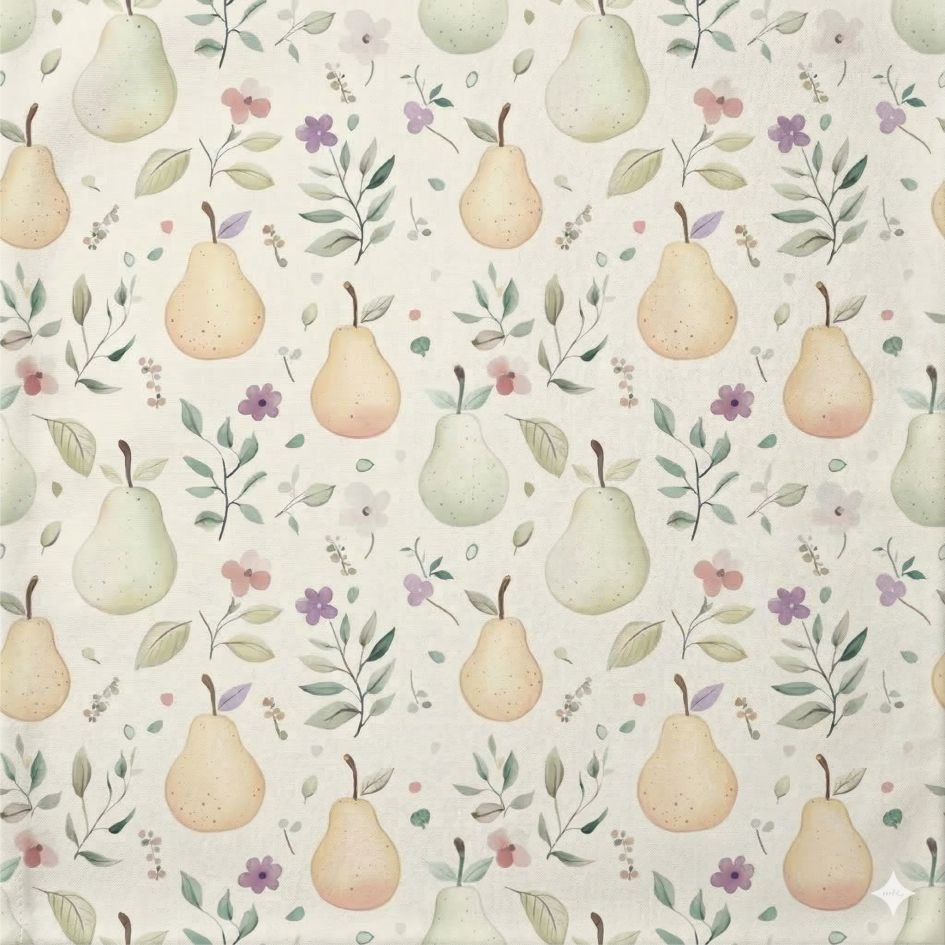 Tecido Popeline Peras ab Violet Fabrics