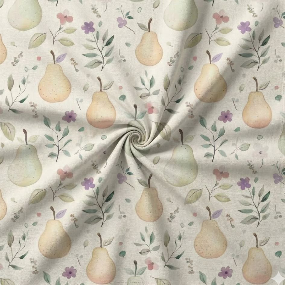 Tecido Popeline Peras Violet Fabrics