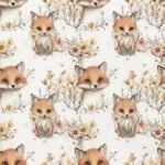 Popeline Rapoza e Flores - Branco