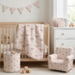 Popeline Ratinha e Flores - Rosa - Image 3