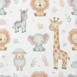 Popeline Safari - Branco