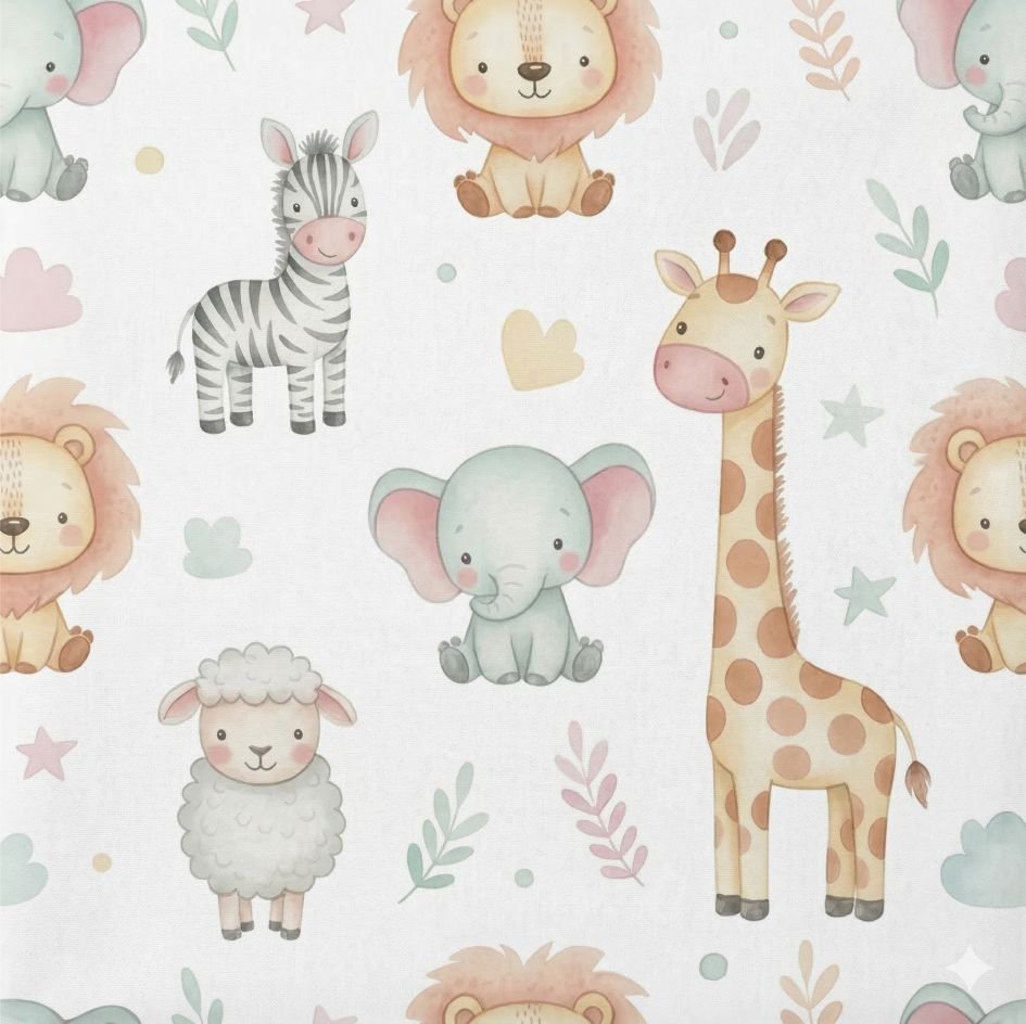 Tecido Popeline Safari a Violet Fabrics