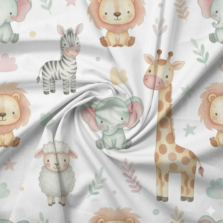 Tecido Popeline Safari Violet Fabrics