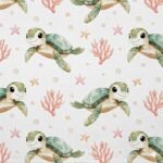 Popeline Tartaruga - Branco