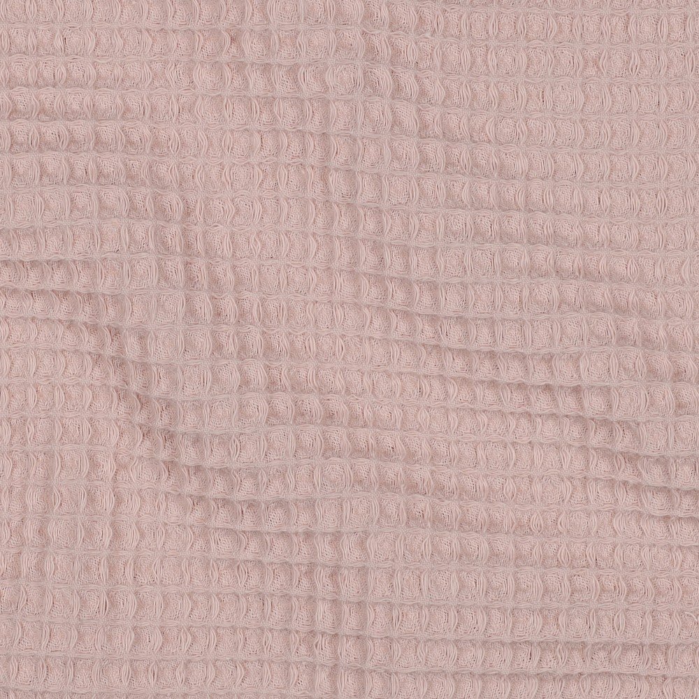 Tecido Waffle Rosa Velho Claro v Violet Fabrics