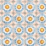 Lycra Estampada Azuleijos Sol